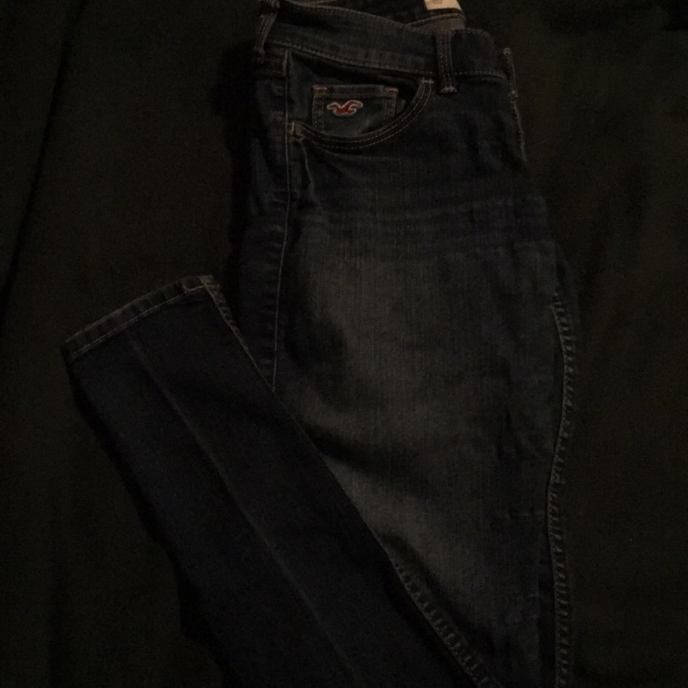 Dark denim jeans